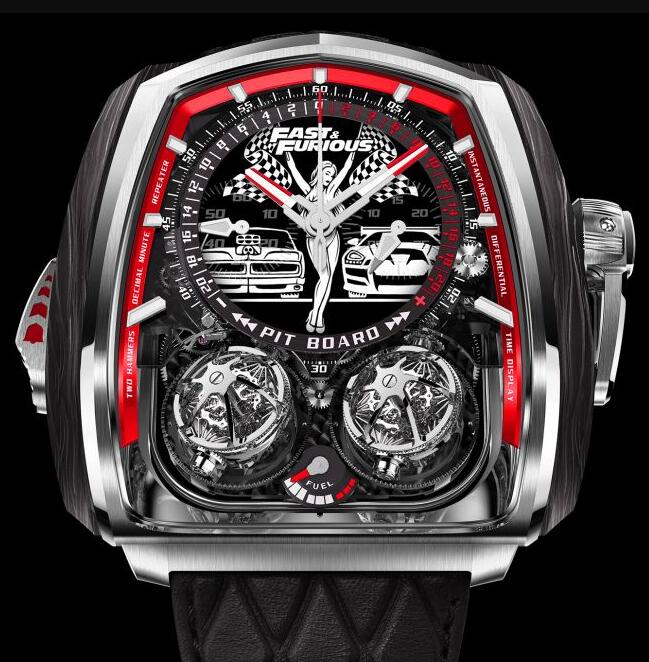 Review Jacob & Co FAST & FURIOUS TWIN TURBO TT200.21.AC.AC.ABVEA Replica watch